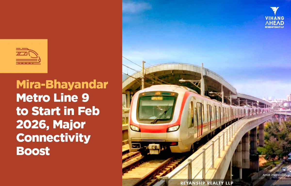 Mira-Bhayandar Metro Line 9 to Start in Feb 2026, Major Connectivity Boost